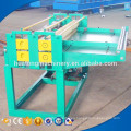 Sheet metal leveling and slitting machine